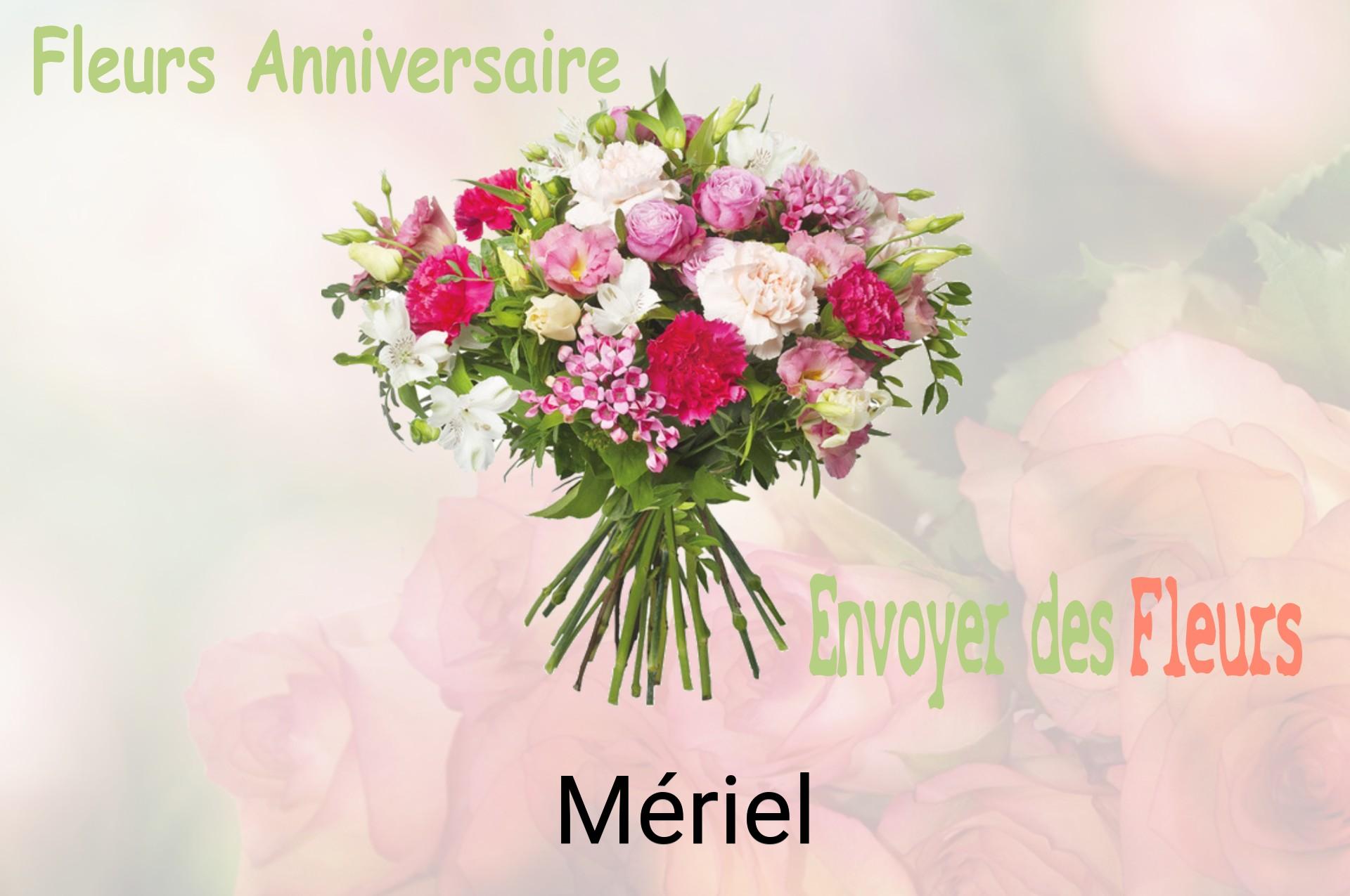 Bouquet de fleurs d’anniversaire livré à Mériel