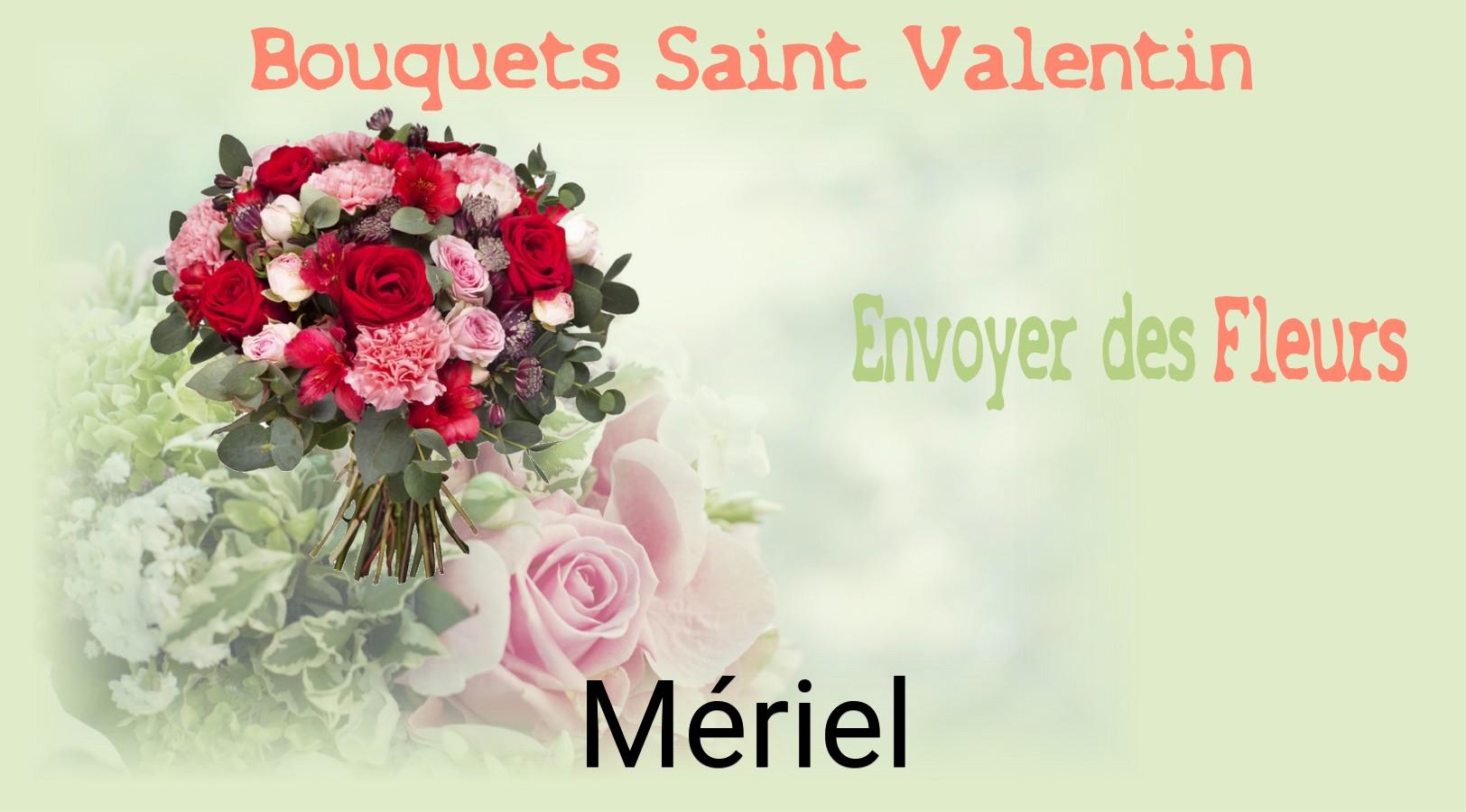 Roses de Saint-Valentin livrées à Mériel